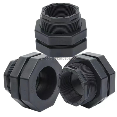 Conector de depósito de PVC de espesor estándar para accesorios de depósito de plomería y montaje de mamparas