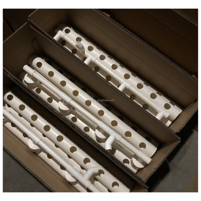 1/2 &quot;-12&quot; de diámetro Color blanco 90 mm 110 mm tubo de PVC para planta de lechuga hidropónica