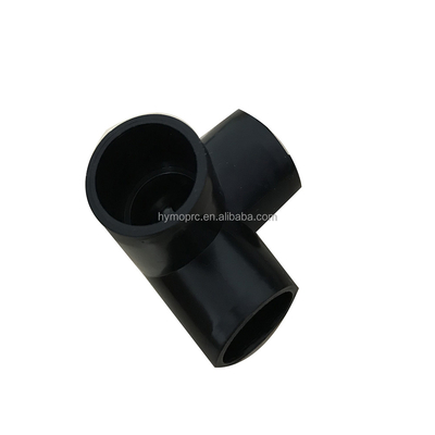 Codo de PVC negro de 3 vías para 1/2 &quot;a 1&quot; Accesorios de tubería personalizables OEM ODM
