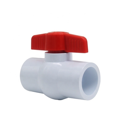 1 pulgada de PVC válvula de bolas para el suministro de agua energía hidráulica OEM personalización soportada