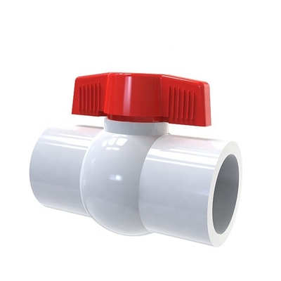 1 pulgada de PVC válvula de bolas para el suministro de agua energía hidráulica OEM personalización soportada