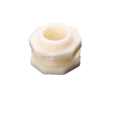Conector de tanque de agua de plástico forjado de Union con mampara de 25 mm con brida OEM compatible