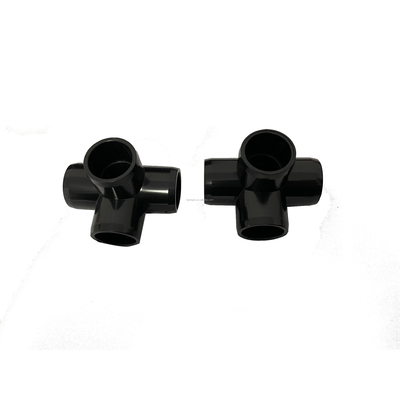 Accesorios de conector de tubería de PVC para fontanería ASTM Sch40 Personalizar Color negro 1/2 &quot;Codillo