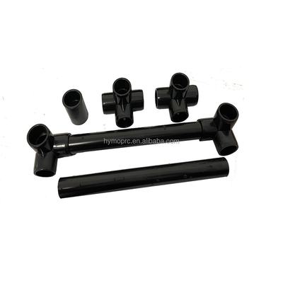 Accesorios de conector de tubería de PVC para fontanería ASTM Sch40 Personalizar Color negro 1/2 &quot;Codillo