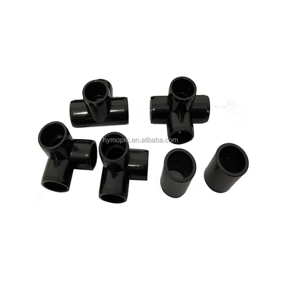 Accesorios de conector de tubería de PVC para fontanería ASTM Sch40 Personalizar Color negro 1/2 &quot;Codillo