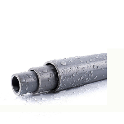 Tubo de conducto eléctrico de PVC para conexión de pegamento Gris Norma ASTM UL 651 Sch 40 Tamaño