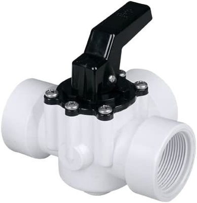 Valva de bola de PVC de 3 vías para piscinas Medios hidráulicos de agua Aplicación general OEM