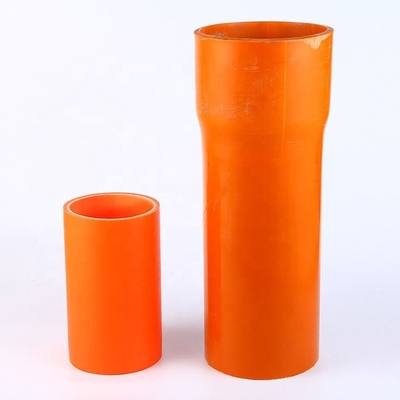 Tubo de CPVC de color naranja para protección de cables de espesor 2.8M Servicio de procesamiento de moldeo