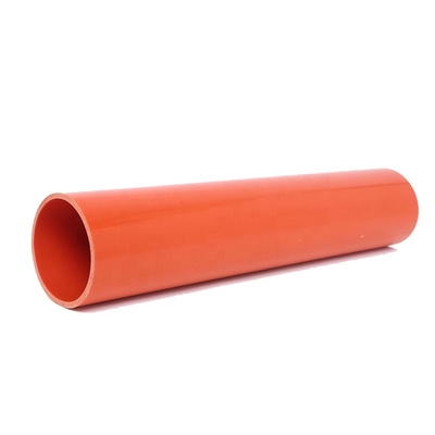 Tubo de CPVC de color naranja para protección de cables de espesor 2.8M Servicio de procesamiento de moldeo