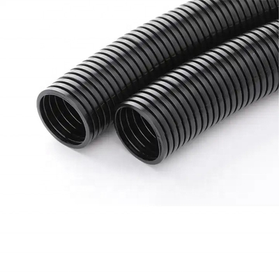 Cabeza eléctrica ultra redonda LDPE tubo corrugado personalizable soporte OEM en color negro
