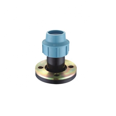 Accesorios para tuberías de agua de plástico, juntas para tuberías de HDPE PN10 PP, accesorios de compresión e inserto de latón