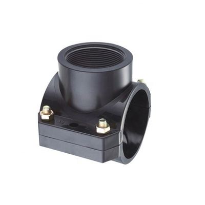 Accesorios para tuberías de agua de plástico, juntas para tuberías de HDPE PN10 PP, accesorios de compresión e inserto de latón