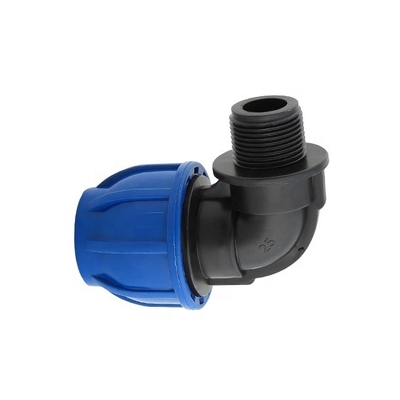 Fuente de suministro de agua Accesorios de compresión HDPE PP para sistemas de riego agrícolas y norma DIN