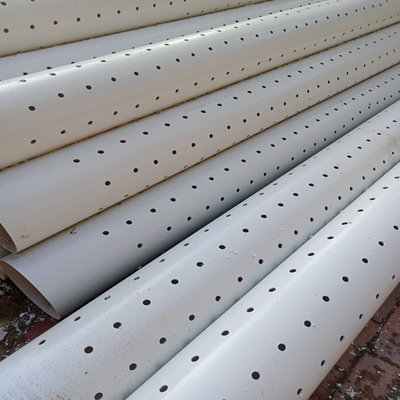 Tubos perforados de drenaje de PVC de 4 pulgadas para un drenaje eficaz del agua y un sistema mejorado