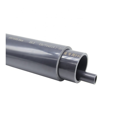 longitud 10 pies horario 40 gris estándar PVC tubo de conducto alambre campana eléctrica final 1&quot; PVC