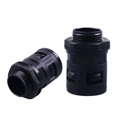 1/2&quot;-1&quot; de corte de la glándula del cable de plástico impermeable y el adaptador del conector del conducto flexible