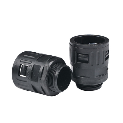1/2&quot;-1&quot; de corte de la glándula del cable de plástico impermeable y el adaptador del conector del conducto flexible